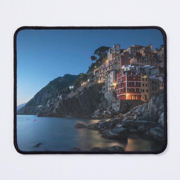 Item preview, Blue twilight over the village of Riomaggiore. Cinque Terre, Italy designed and sold by Stefano Orazzini.