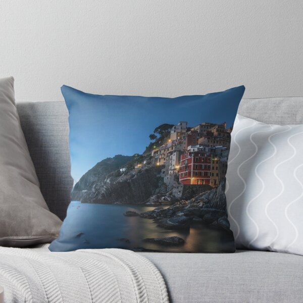 Item preview, Blue twilight over the village of Riomaggiore. Cinque Terre, Italy designed and sold by Stefano Orazzini.