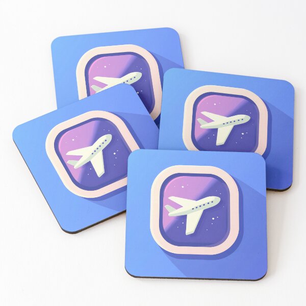 Item preview, Airplane icon in a colorful design designed and sold by anytka.