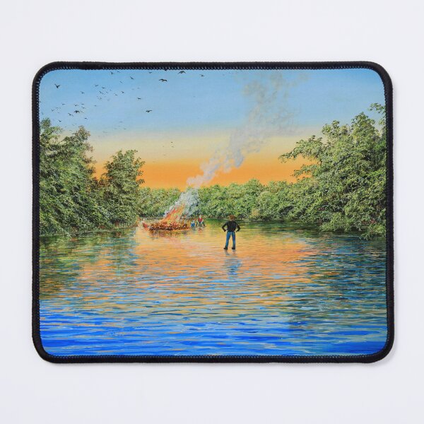 Item preview, Forbidden Fire - Fire on the River designed and sold by art paintings.
