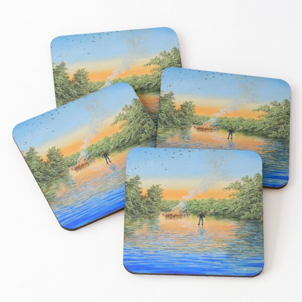 Item preview, Forbidden Fire - Fire on the River designed and sold by art paintings.