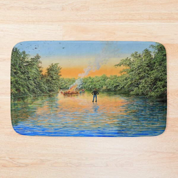 Item preview, Forbidden Fire - Fire on the River designed and sold by art paintings.