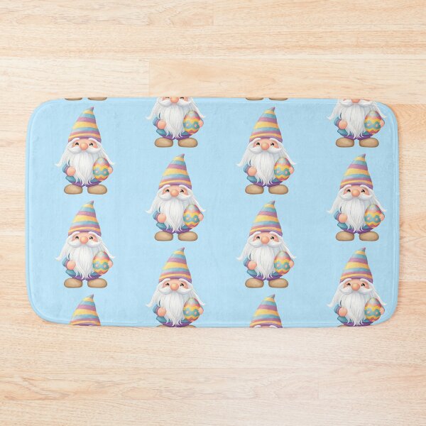 Item preview, Cute gnome in a striped hat designed and sold by IceFlowerArt.