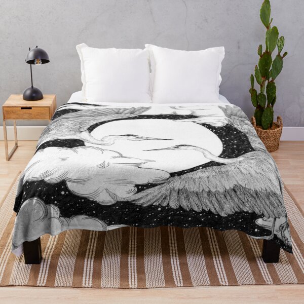 Item preview, The Heron's Midnight Dance designed and sold by ECMazur Art.