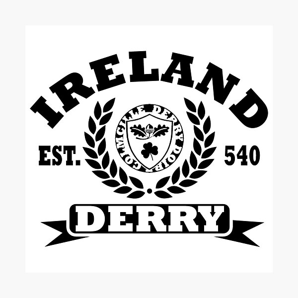 Item preview, Derry, Ireland, Est. 540 designed and sold by SiopaDoire.
