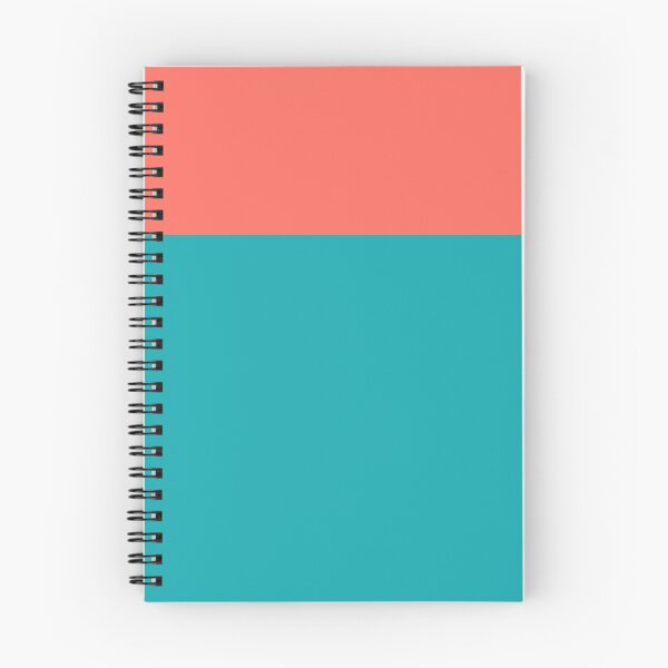 Item preview, Teal and Coral Minimalist Color Block Pattern designed and sold by kierkegaard.