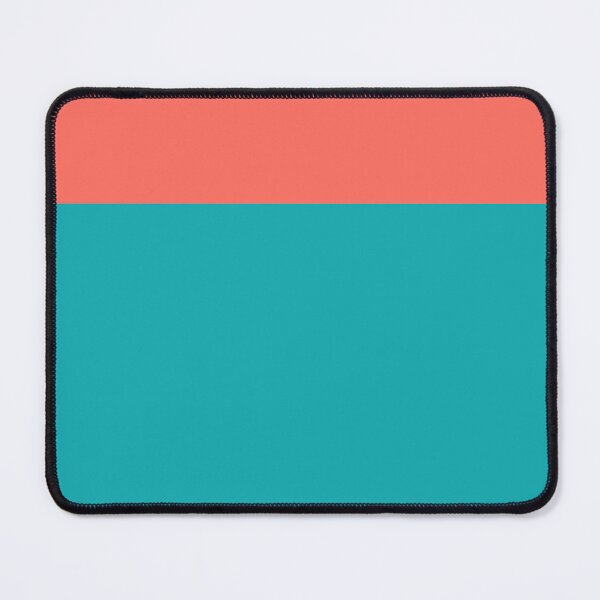 Item preview, Teal and Coral Minimalist Color Block Pattern designed and sold by kierkegaard.