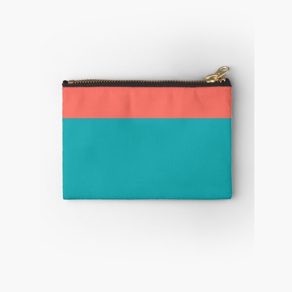 Item preview, Teal and Coral Minimalist Color Block Pattern designed and sold by kierkegaard.
