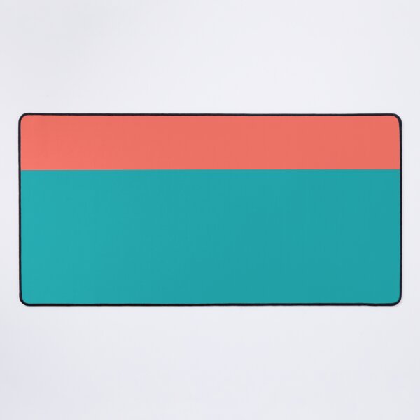 Item preview, Teal and Coral Minimalist Color Block Pattern designed and sold by kierkegaard.