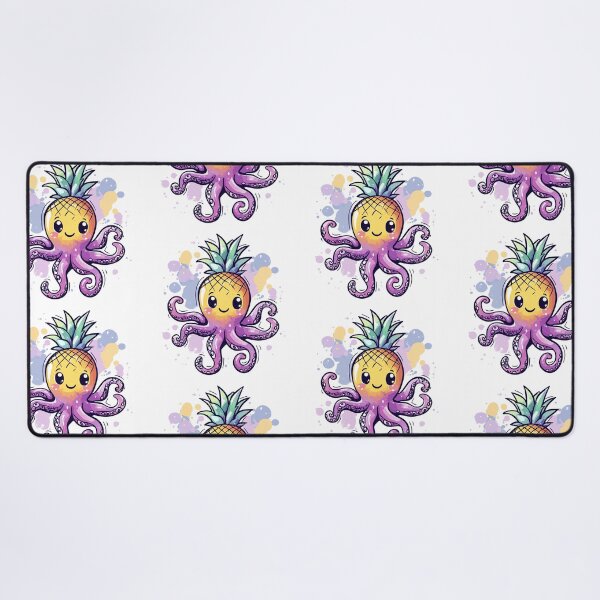 Item preview, Octopineapple - Cute Tropical Kawaii Octopus designed and sold by RoseoftheWild.