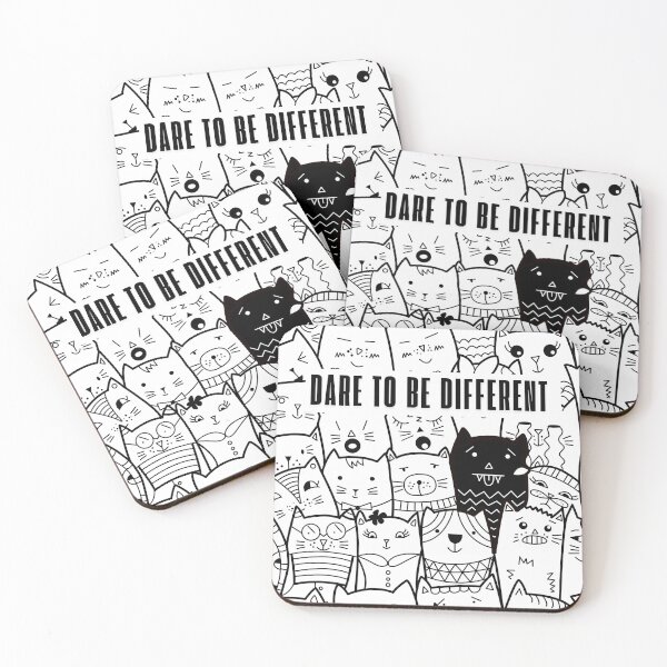 Item preview, My cats VI DARE TO BE DIFFERENT designed and sold by Visual Arts Sławomir Grzanek.