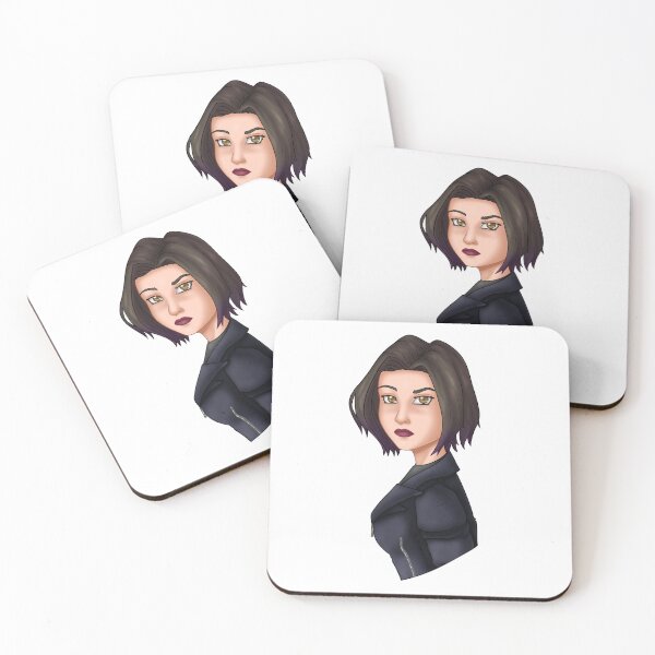 Item preview, Serious woman portrait nb designed and sold by AssortedDrawings.