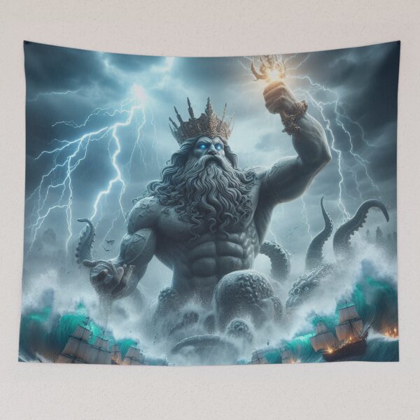Item preview, Poseidon, god of the seas and oceans. designed and sold by 2012DreamVision.