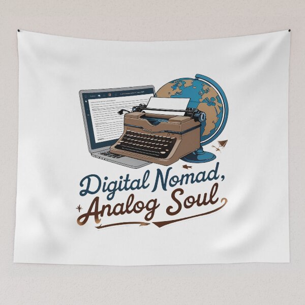 Item preview, Digital Nomad, Analog Soul: Bridging Tech and Tradition designed and sold by zoughlal.