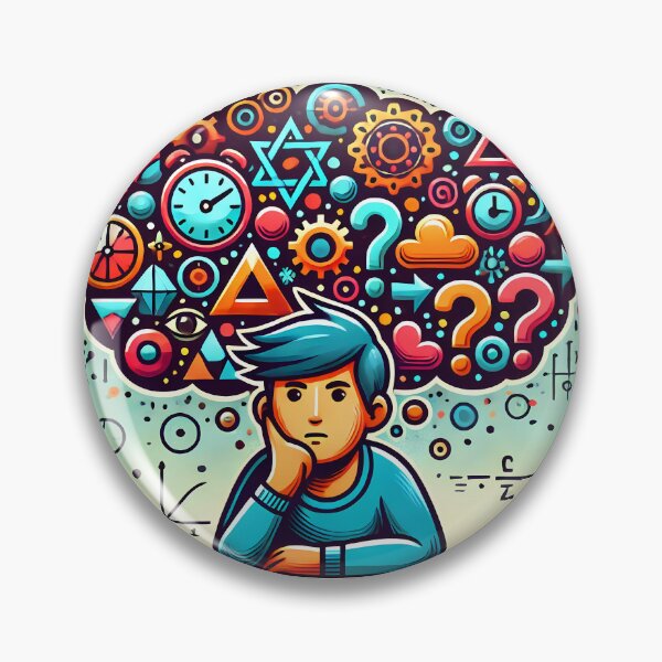 Item preview, Certified Overthinker – Lost in Thoughts designed and sold by Marcinkowski-studio .