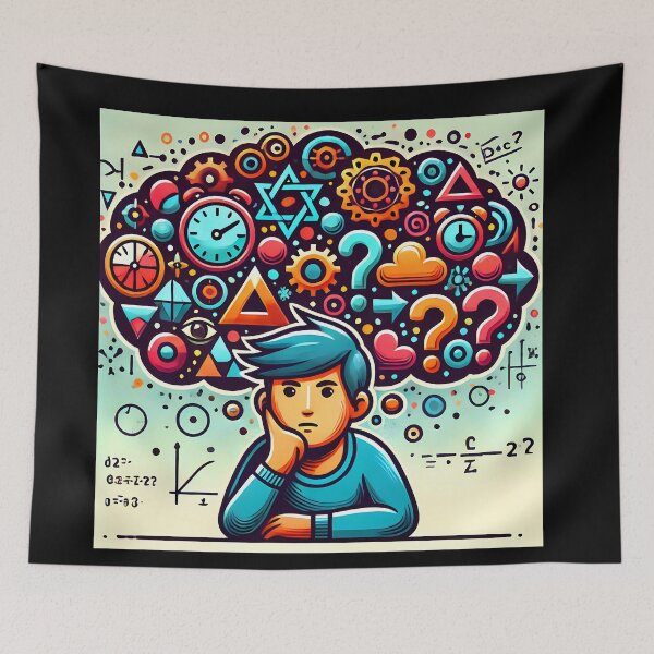Item preview, Certified Overthinker – Lost in Thoughts designed and sold by Marcinkowski-studio .