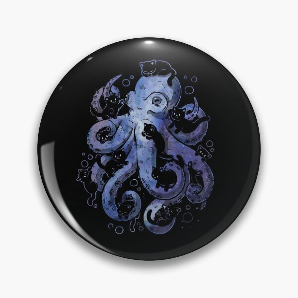 Item preview, Octopurr Cute Watercolor Octopus Cat designed and sold by EduEly.