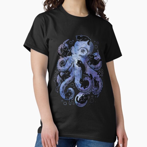 Item preview, Octopurr Cute Watercolor Octopus Cat designed and sold by EduEly.
