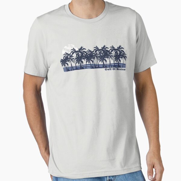 Item preview, Gulf Of Mexico Sunset Beach Waves Palm Retro Vintage designed and sold by House Sparrow.