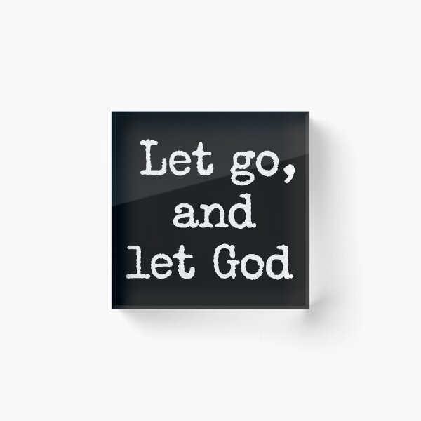 Item preview, Let go, and let God designed and sold by FreshArtFusion.