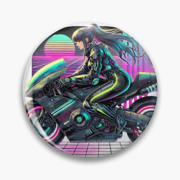 Item preview, Cyber Biker of the Future designed and sold by JonelleTshirts.