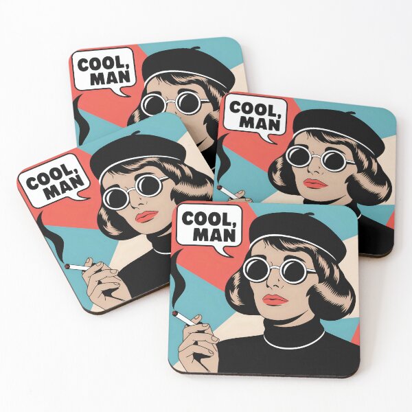 Item preview, Pop Art Beatnik – A Bold Tribute to Counterculture designed and sold by AI-Syn-Pro.