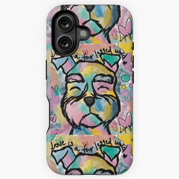 Item preview, Love is a four legged word - Schnauzer edition. designed and sold by LipigicoArt.