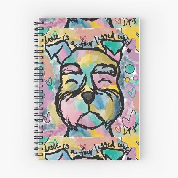 Item preview, Love is a four legged word - Schnauzer edition. designed and sold by LipigicoArt.