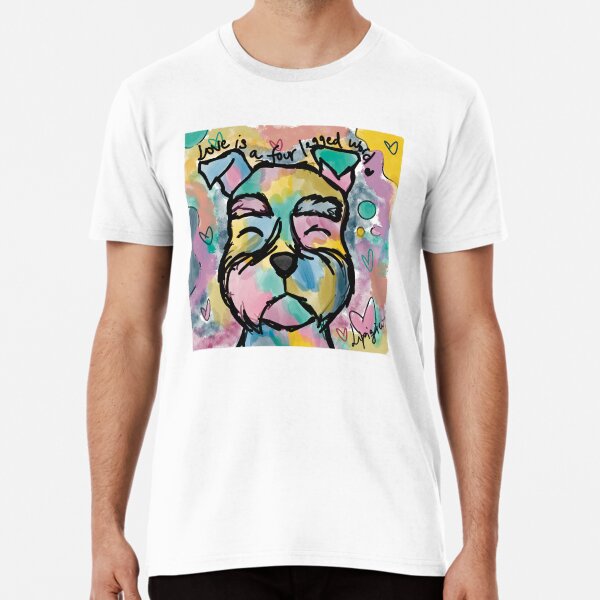 Item preview, Love is a four legged word - Schnauzer edition. designed and sold by LipigicoArt.