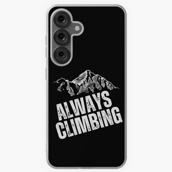 Item preview, Rough-Text Always Climbing Mountain - Gray designed and sold by WesternLocales.