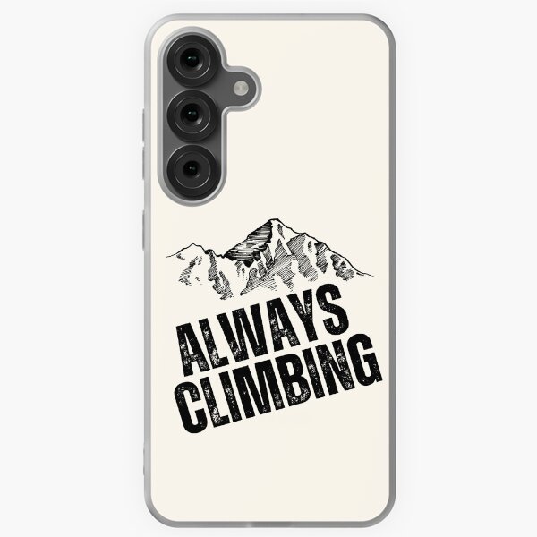 Item preview, Rough-Text Always Climbing Mountain - Black designed and sold by WesternLocales.