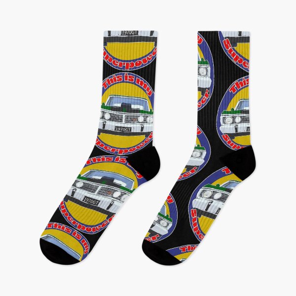 Item preview, This Is My Superpower - Classic 1970 Falcon GT Muscle Car Art designed and sold by Michael van der Hoorn.