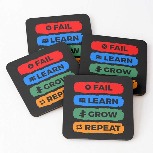 Item preview, Fail, Learn, Grow, Repeat designed and sold by NOTRE-BONHEUR.