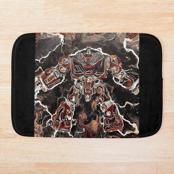 Artikelvorschau, Mech Roboter Acrylgemälde 061 entworfen und verkauft von Paws Of Aries.