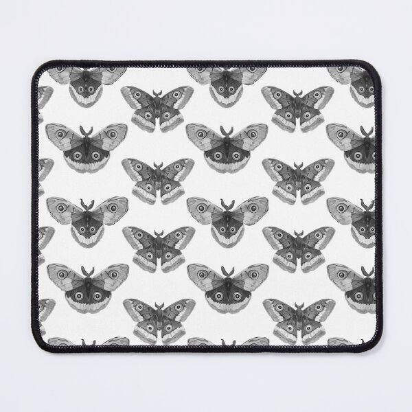 Item preview, Grayscale Polyphemus Moth Pattern designed and sold by LabMandala.