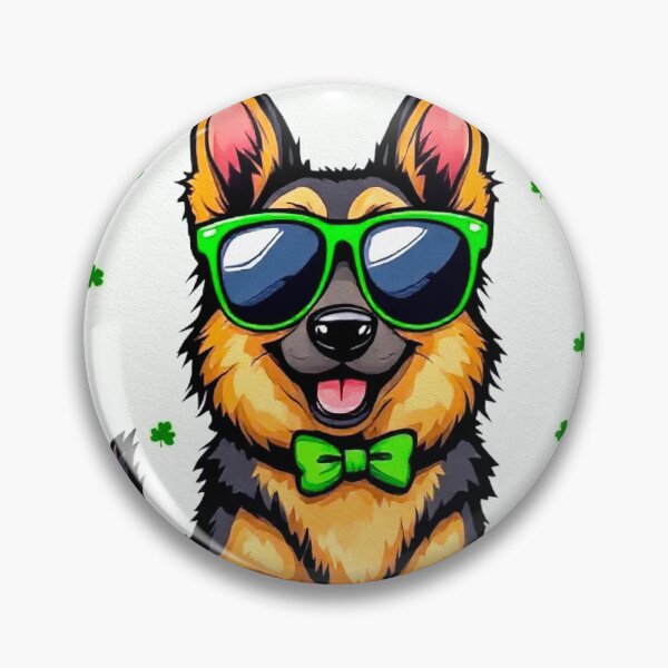 Item preview, St. Patrick's Day German Shepard Dog 2 designed and sold by SteadyRolling.
