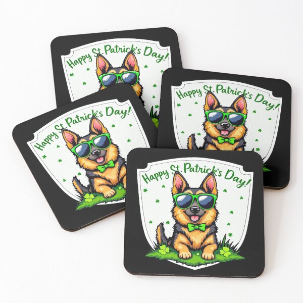 Item preview, St. Patrick's Day German Shepard Dog 2 designed and sold by SteadyRolling.