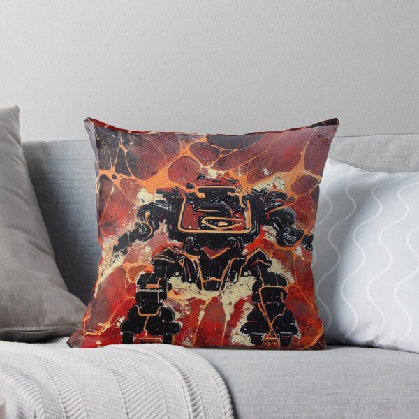 Artikelvorschau, Mech Roboter Acrylgemälde 063 entworfen und verkauft von Paws Of Aries.