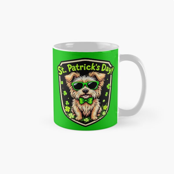 Item preview, St. Patrick's Day Cairn Terrier 4 designed and sold by SteadyRolling.