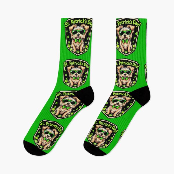 Item preview, St. Patrick's Day Cairn Terrier 4 designed and sold by SteadyRolling.