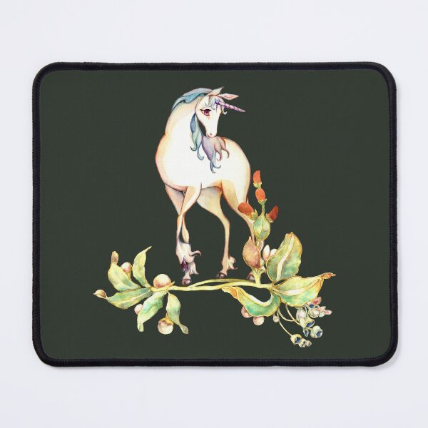 Item preview, Last Unicorn Red Flowers And Blueberries designed and sold by Miriam Steinau.