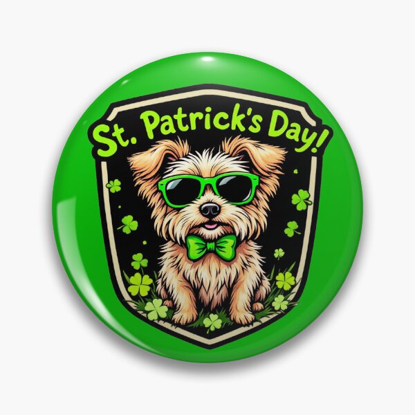 Item preview, St. Patrick's Day Cairn Terrier 4 designed and sold by SteadyRolling.