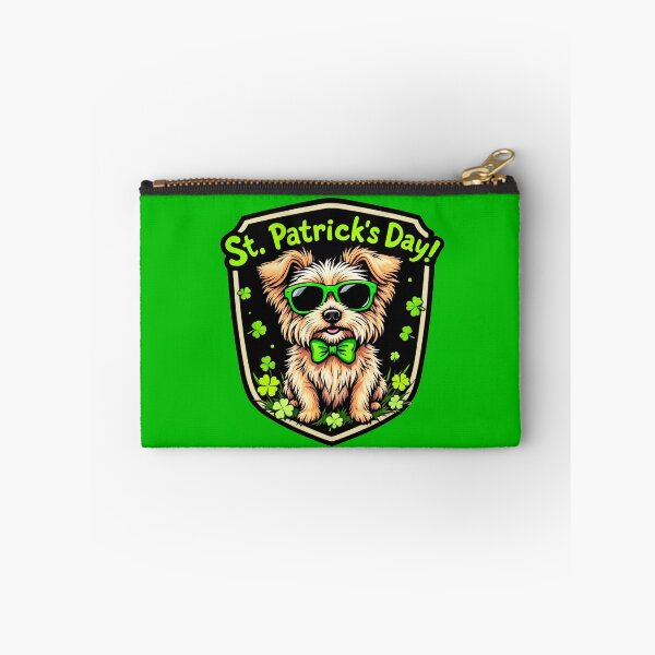 Item preview, St. Patrick's Day Cairn Terrier 4 designed and sold by SteadyRolling.
