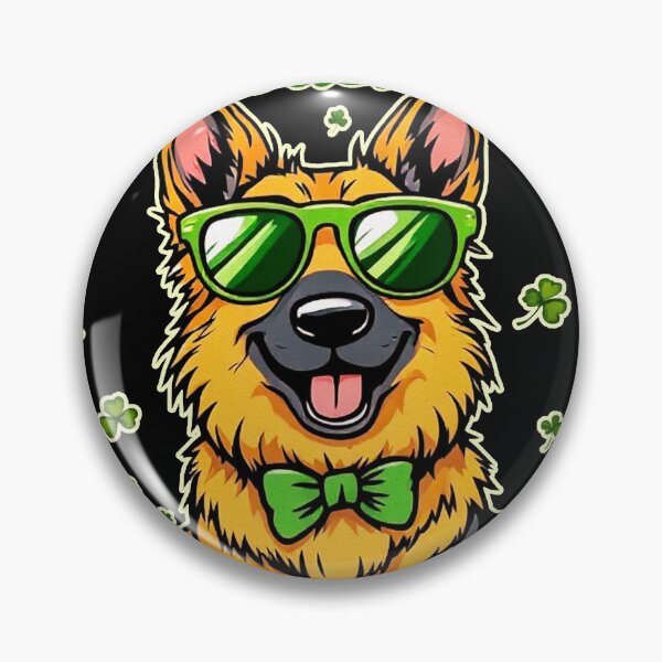 Item preview, St. Patrick's Day German Shepard Dog designed and sold by SteadyRolling.