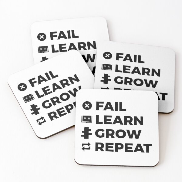 Item preview, Fail, Learn, Grow, Repeat designed and sold by NOTRE-BONHEUR.