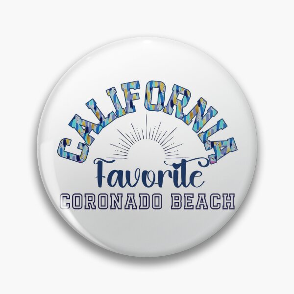 Item preview, California Favorite Coronado Beach (Blue Waters) designed and sold by Whackadoodletee.