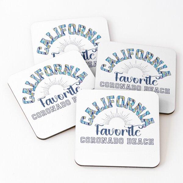 Item preview, California Favorite Coronado Beach (Blue Waters) designed and sold by Whackadoodletee.