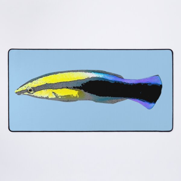 Item preview, Bluestreak Cleaner Wrasse Color Design designed and sold by designsasstultd.