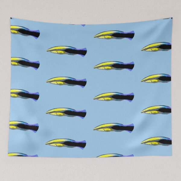 Item preview, Bluestreak Cleaner Wrasse Color Design designed and sold by designsasstultd.