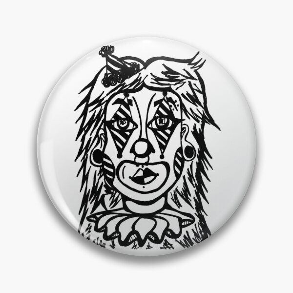 Item preview, Carnival Circus Clown Girl Portrait designed and sold by KayTurtless.